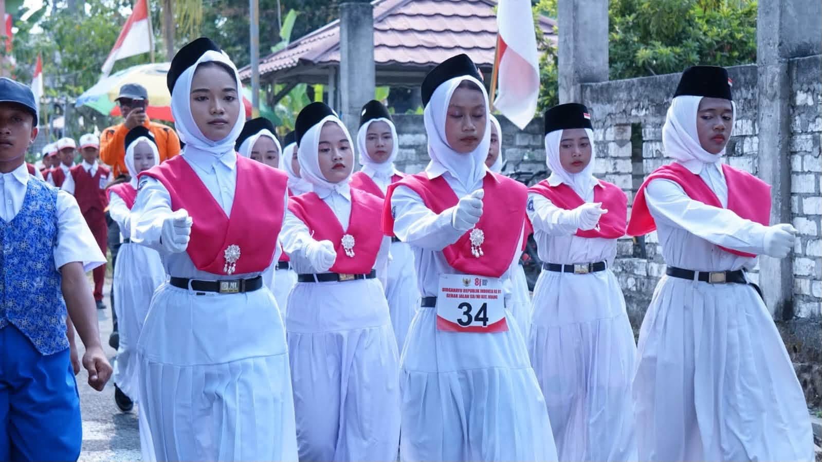 Lomba Gerak Jalan (PI) (PA) SD/MI Kecamatan Widang Kabupaten Tuban Tahun 2026
